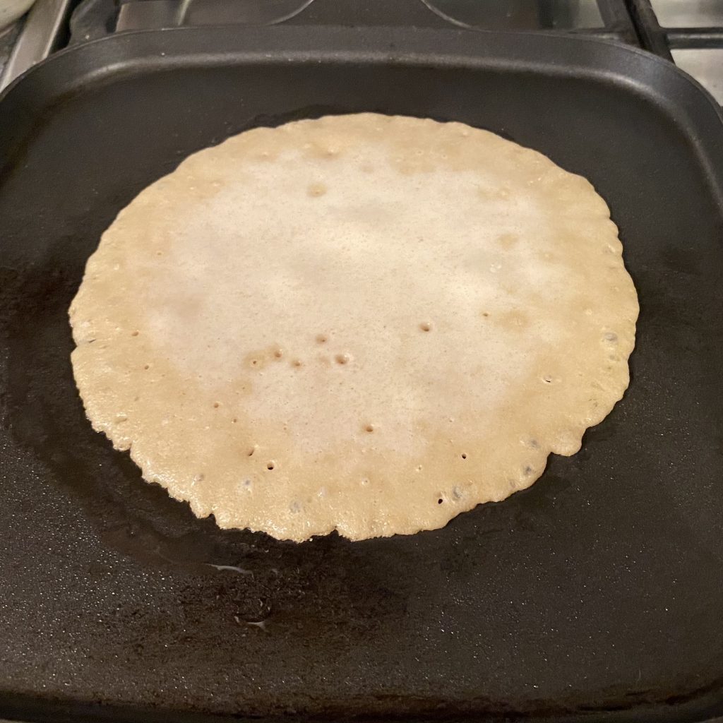 pancake not ready to flip